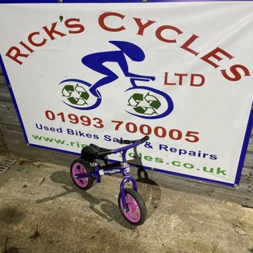 Purple Rocket Girls Balance Bike. £12