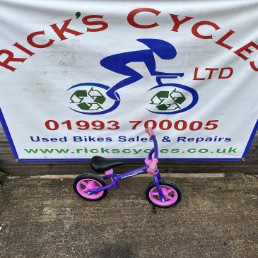 Purple Rocket 10” Wheel Girls Balance Bike. Was £20 NOW £12