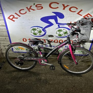 B-Twin Poply 24” Wheel Girls Bike. £100. Refurbished!!
