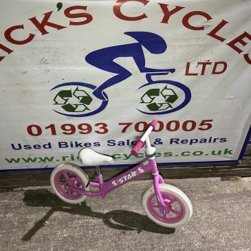 Star 12” Wheel Girls Balance Bike. £10