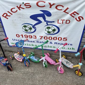 Kids Scooters from £6-£8 each.