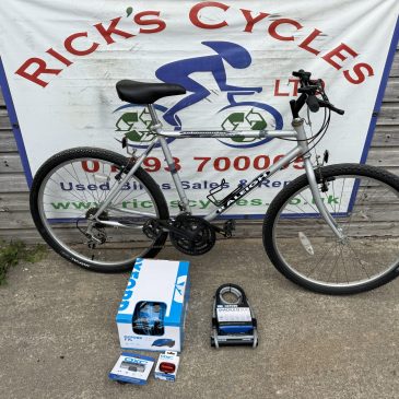 Raleigh Salamander 20” Frame Bike. £115. Inc Lock, Lights. Helmet