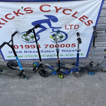 Scooters from £6-£12 each