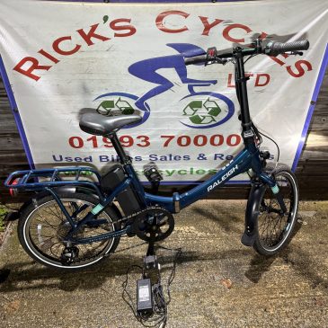 Raleigh Evo Folding E-Bike. Serviced, Battery Serviced! £445