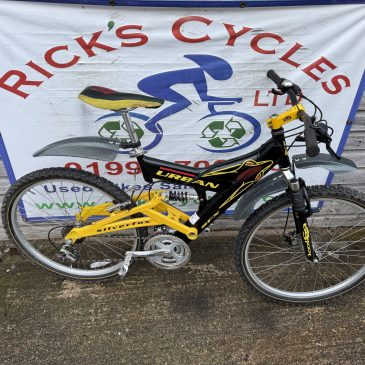 SilverFox Urban 19” Full Suspension Mountain Bike. £125. Serviced