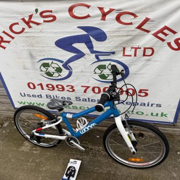 WOOM 4 20” Wheel Kids Bike. Blue No2. £245. Serviced. Very light weight.