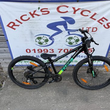 Cube Acid Race 12.5” Frame, 24” Wheel Kids Mountain Bike. Black No1. £295. Available in other colours