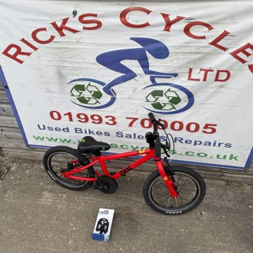 Frog 44 16” Wheel Unisex Bike. Red No5. £150. Available in other colours.