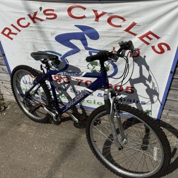 Raleigh Freeride 18” Frame Mountain Bike. £120. Nice light weight alloy frame!