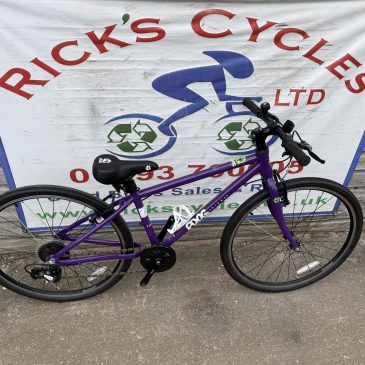 Frog 69 14” Frame, 26” Wheel Kids Bike. Purple No1. £250.  Refurbished!