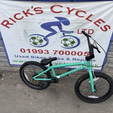 2023 WeThePeople Thrillseeker 20″ BMX Bike Medium TT 25-9 Seafoam Green. £225