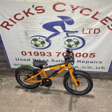 Frog 48 16” Wheel Kids Bike. No4. Orange. £130. Available in other colours.