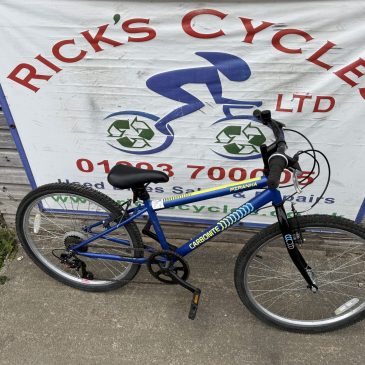 Python Carbonite 24” Wheel Kids Bike. £80. Serviced