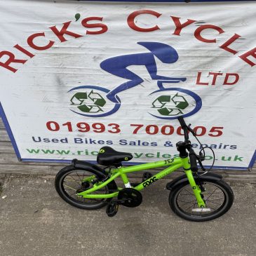 Frog 48 16” Wheel Kids Bike. Green No3. £165. Excellent. Very light weight
