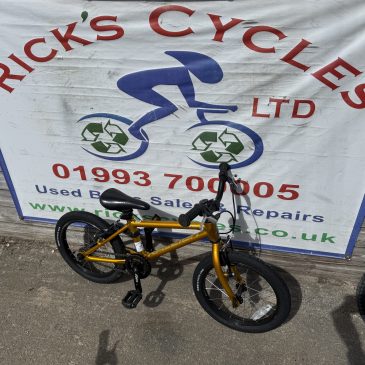 Raleigh 16 16” Wheel Unisex Bike. Gold No2. £100. Very light weight