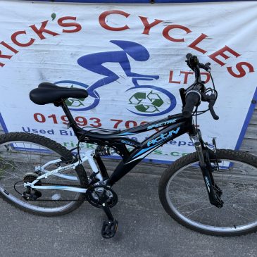 Raleigh/Active Spectre 18” Frame Full Suspension Bike. £85. Serviced