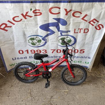 Ridgeback MX16 16” Wheel Kids Bike. Red No2. £50. Serviced