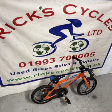 Squish 14 14” Wheel Kids Bike. Orange. £135. Light weight Bike!!