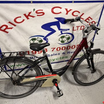 Raleigh e-Bike 18” Frame Low Frame Ladies Hybrid Bike. £295! Serviced, Great