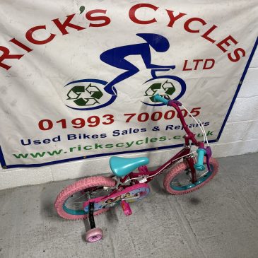 Disneys Princess 16” Wheel Girls Bike. £40. Serviced, Great
